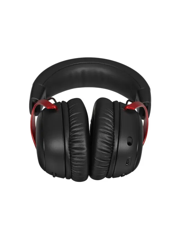 Наушники HyperX Cloud III Wireless Black, игровые, беспроводные, оголовье, красный - черный — фото 6