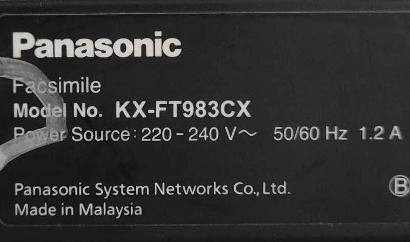 Panasonic KX- FT983CX telefon fax sotiladi — фото 1