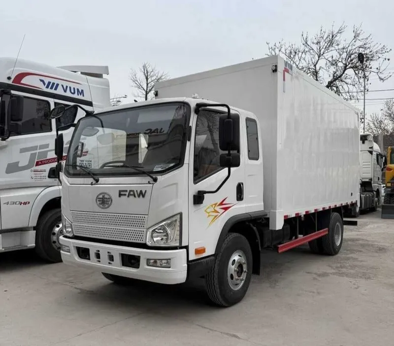 Selnometallik..Автофургон цельнометаллический FAW Tiger V, (27,5 м³)