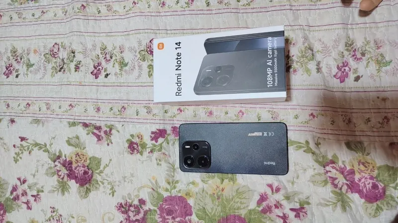 Redmi not 14 midnight black