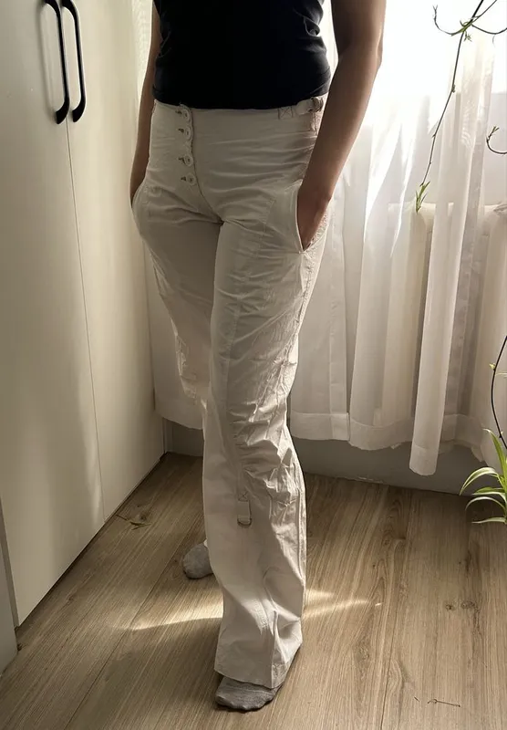 Итальянские летние тонкие брюки Carrera 100% хлопок