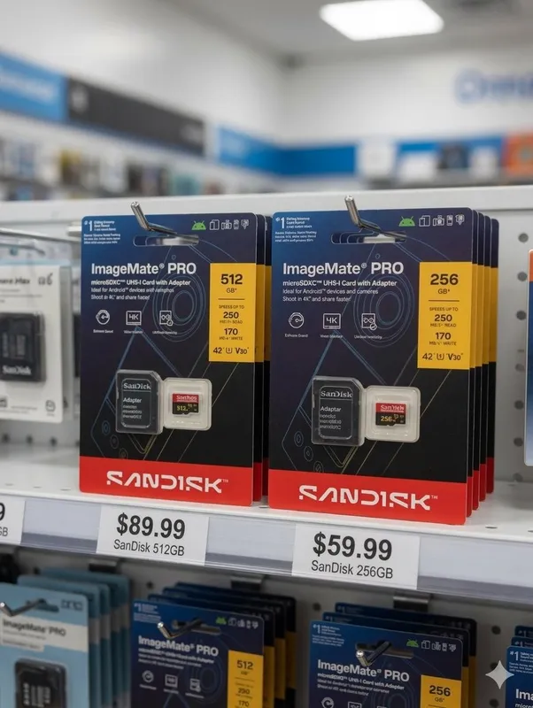 SanDisk Extreme Micro sd Imagemate PRO 4K, U3, V30, A2 250 - 170 MB/s