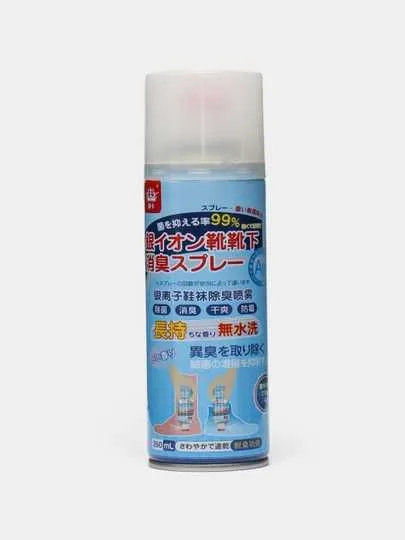Oyoq va poyabzal uchun deodorant sprey, ter hidiga qarsh — фото 2