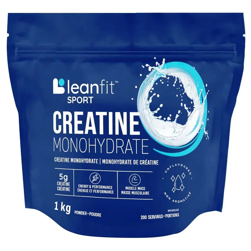 Веганский Креатин Моногидрат Leanfit Sport Creatine 1kg 200 порций