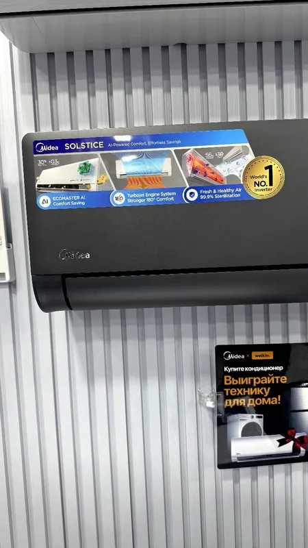 Новинка Кондиционер Midea Naomi Pro 9000btu. Midea Naomi Pro 9 — фото 2