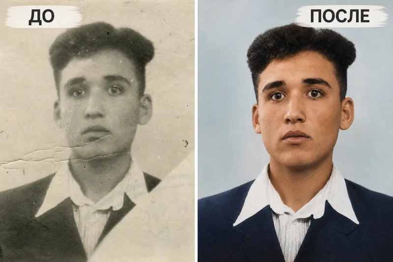 Реставрация и восстановление старых фотографий