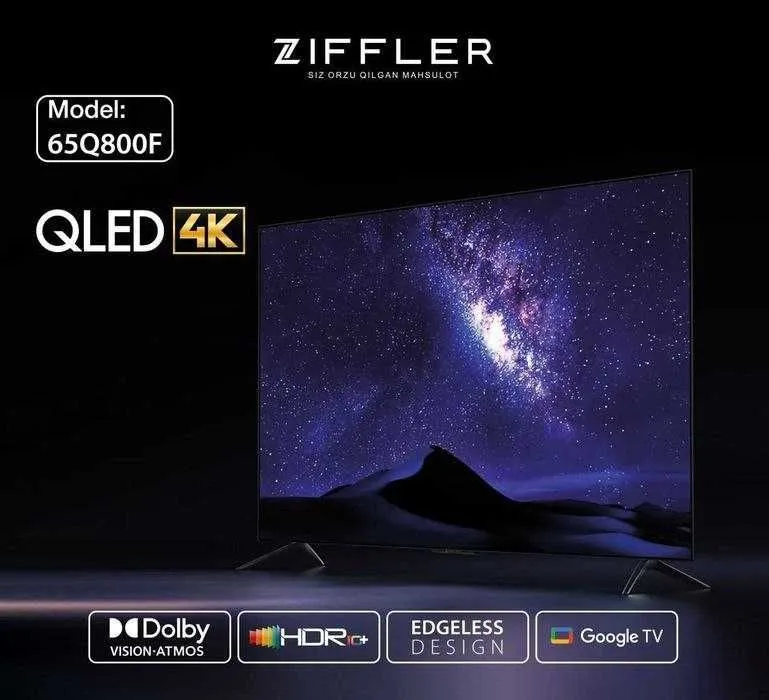 Телевизор ZIFFLER 50\55\65\75 4K UHD Android TV Телевизор ZIFFLER 50\55\65\75 4K UHD Android TV