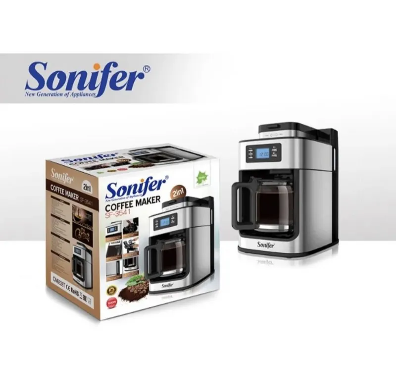 Кофеварка для чашек с измельчителем Sonifer sf-3541 1 Кофеварка для чашек с измельчителем Sonifer sf-3541 1