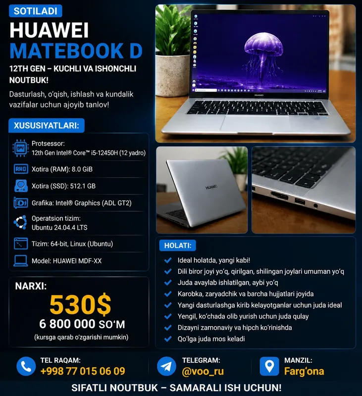 Notebook Huawei matebook d14 Notebook Huawei matebook d14