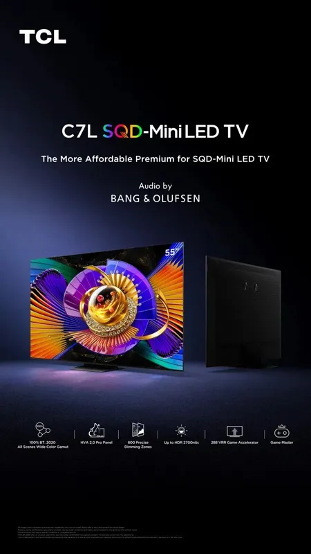 TCL 55C7L 55" SQD Mini LED 4K Google TV 2