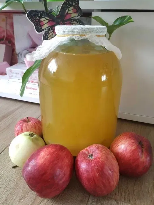 Олма сиркаси, яблочный уксус