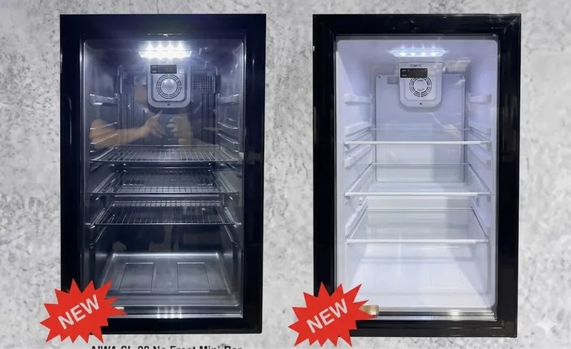 Воздушный Холодильник sl-98 premium minibar Aiwa 98 лЧёрный -Белый 1