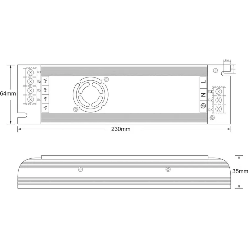 Мощные блоки питания для LED (12V) — 400W и 500W 5 Мощные блоки питания для LED (12V) — 400W и 500W 5