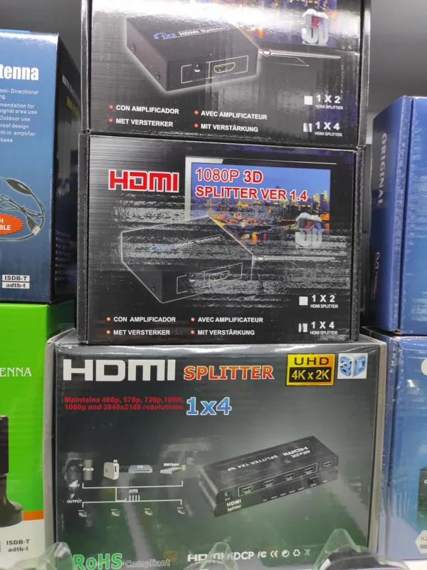 Hdmi spliter 1 × 2 / 4 k , 3 D ( качественный ) — фото 1