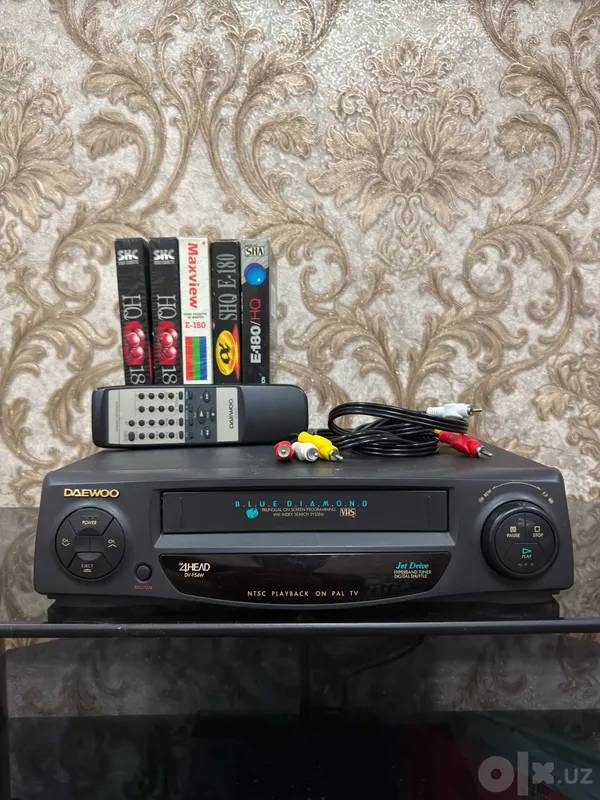 Daewoo DV-F54W 4head videomagnitofoni (yoki 4 kallakli) 1 Daewoo DV-F54W 4head videomagnitofoni (yoki 4 kallakli) 1