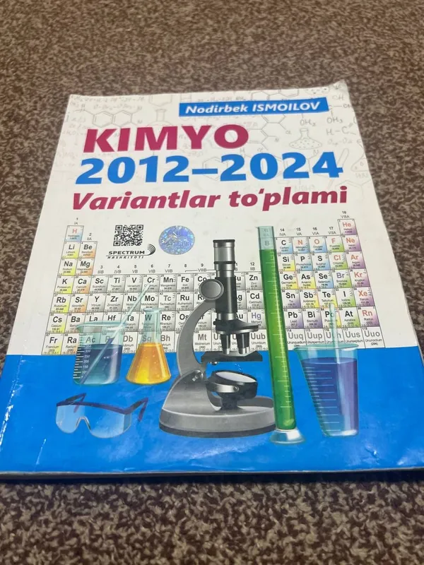 Ismoilov kimyo variantlar toplami