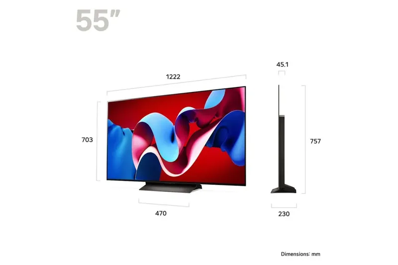 LG55C4RLA OLED EVO PANEL 120HZ