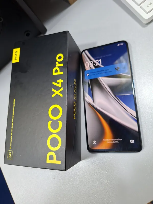 Poco X4 pro 5g 6/128 sotiladi.108mp.batareya 5020