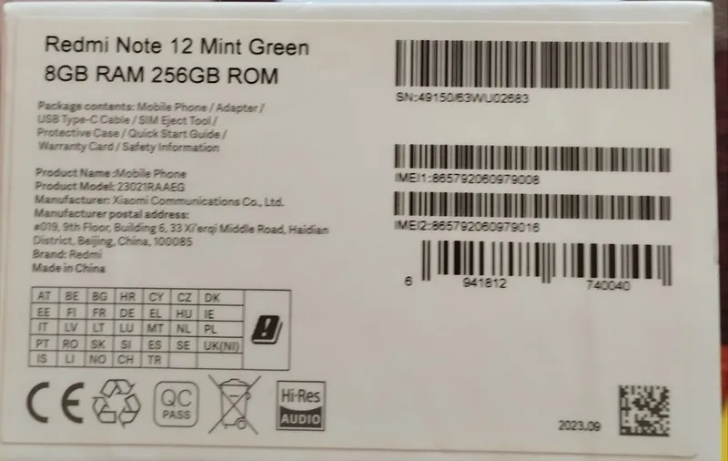 Redmi note12 sotiladi — фото 2