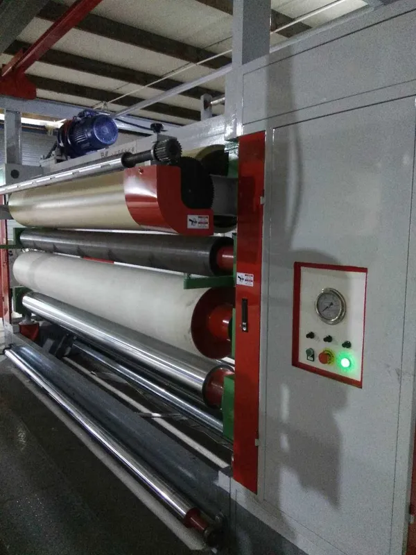 Kalander termopress + embossing uskunasi 2in1 4D effekt