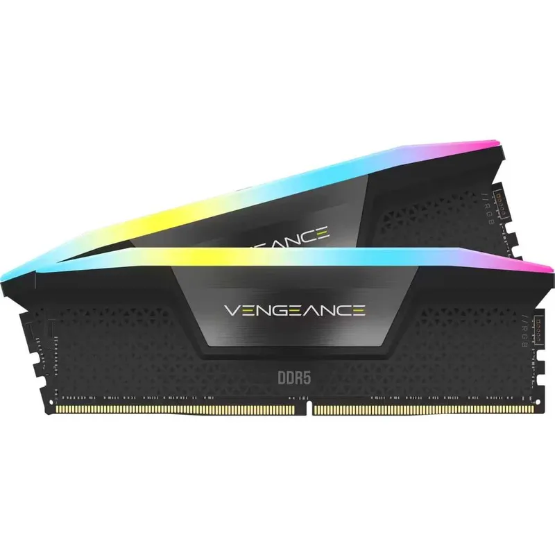 ! RAM CORSAIR VENGEANCE RGB 64 ГБ (2×32 ГБ) DDR5 C40, 6000 цена с НДС ! RAM CORSAIR VENGEANCE RGB 64 ГБ (2×32 ГБ) DDR5 C40, 6000 цена с НДС