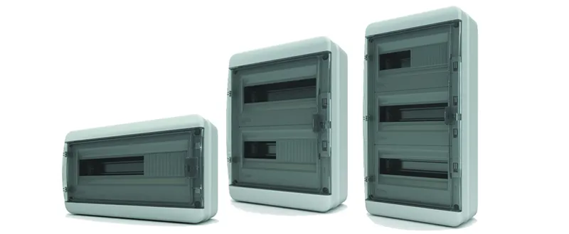 Пластиковые щиты 18,24,36,54 модуля  IP65 TEKFOR