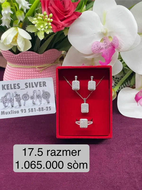 Kumush kamplekti 925