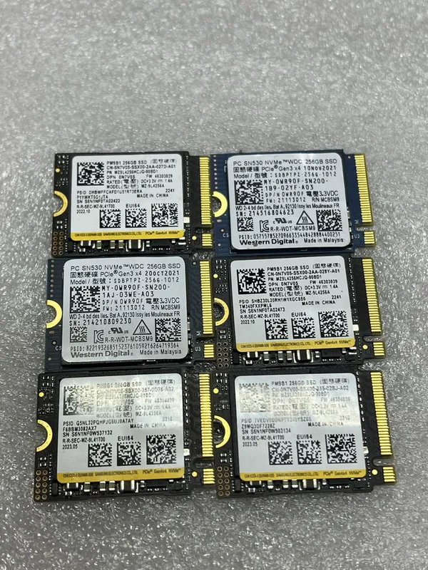 SSD 256gb nvme от ведущих брендов pulout здовье 90-99% — фото 2