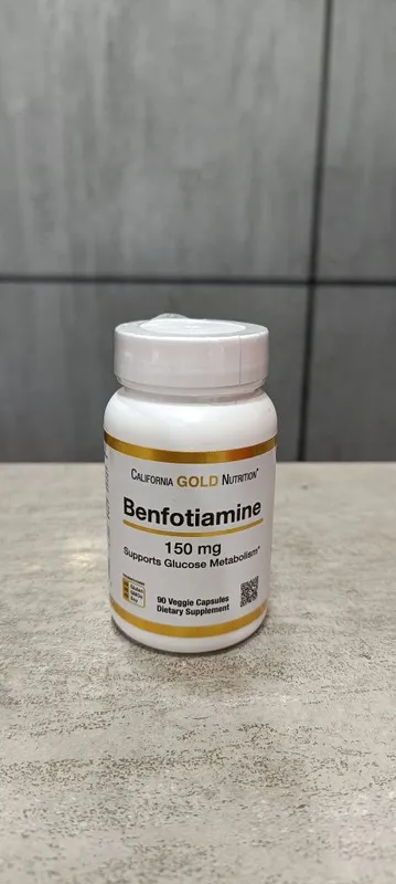 California gold nutrition benfotiamine 150 mg 90 veg capsules