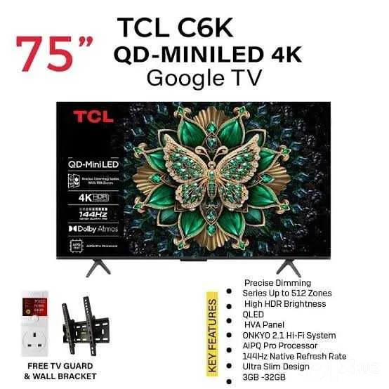 Телевизор TCL 75/85 C6K Премиум QD-Mini LED прошивка доставка бесплатн 2 Телевизор TCL 75/85 C6K Премиум QD-Mini LED прошивка доставка бесплатн 2