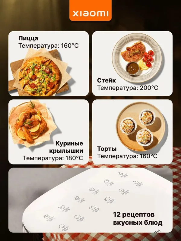 Xiaomi aerogrill 6.5 litr. Smart. Аэрогриль xiaomi 6.5 литров. — фото 5