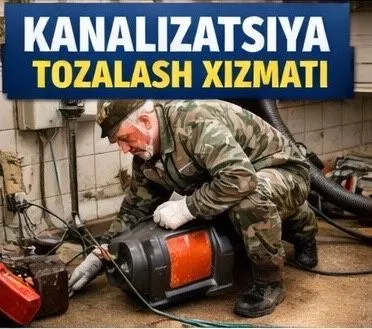 Прочистка канализация ,Kanalizatsiya tozalash Sifatli 24/7
