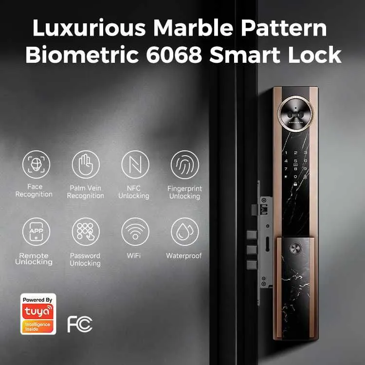 Умный замок, Электронный замок, Для любой двери, Smart lock, Face id 3 Умный замок, Электронный замок, Для любой двери, Smart lock, Face id 3