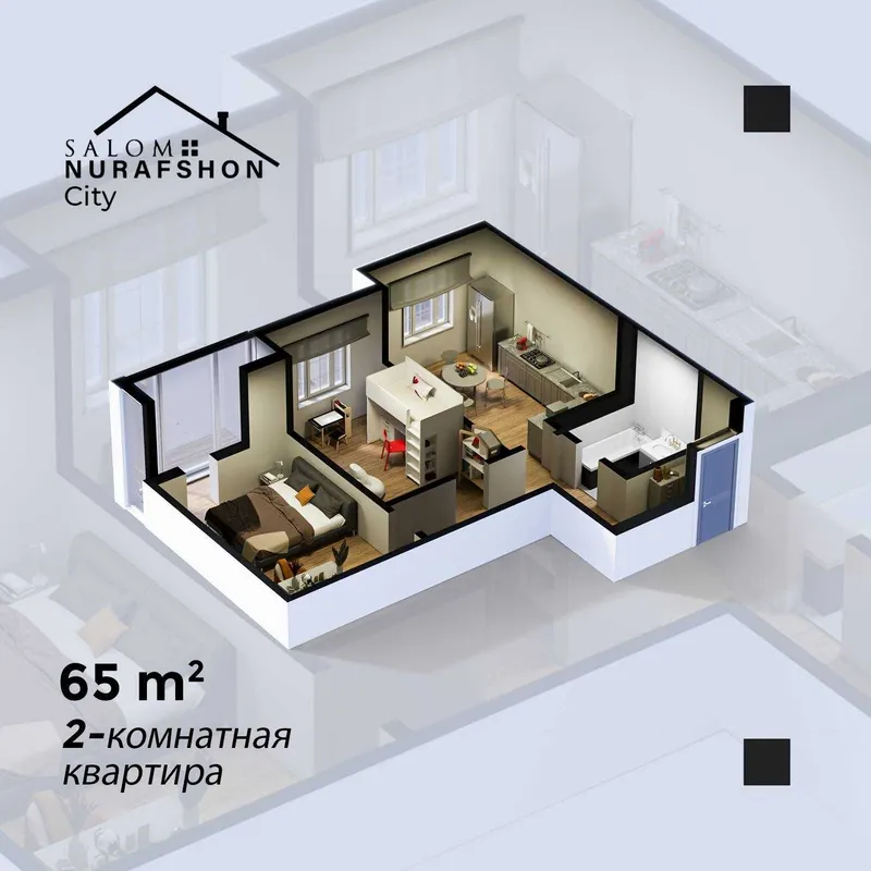 Новостройка квартира сотилади — фото 2