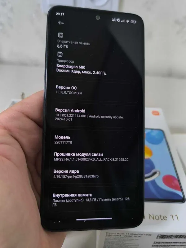 Redmi Note 11 6/128Gb sotiladi Продается Редми ноут 11 6/128гб — фото 3