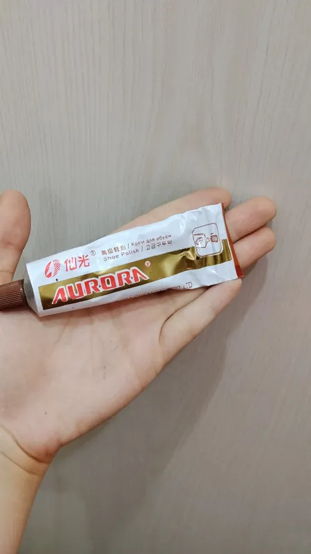 Erkaklar poyabzali kremi (jigarrang) [tufli krem]