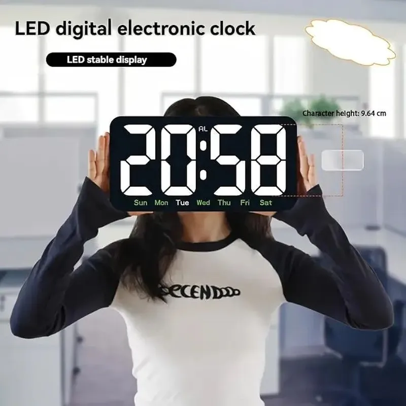 Электронный часы 26 см LED Digital Clock 1 Электронный часы 26 см LED Digital Clock 1