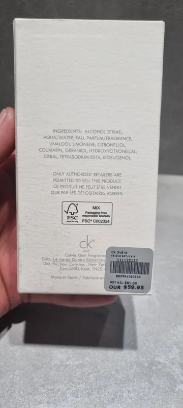 Calvin Klein one 100 мл и 200 мл 100% оргинал 4 Calvin Klein one 100 мл и 200 мл 100% оргинал 4