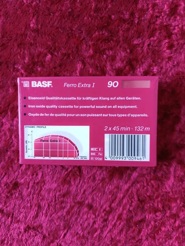 Аудиокассета BASF 90 ( НОВАЯ ) — фото 1