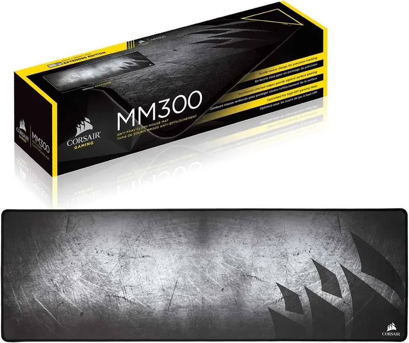 Corsair MM300 Anti-Fray Cloth Gaming Mouse Pad Extended (93*30*0.3 см) — фото 5