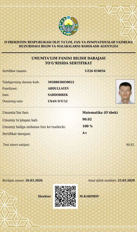 Matematika va SAT Math bo'yicha repetitor |Offline 1