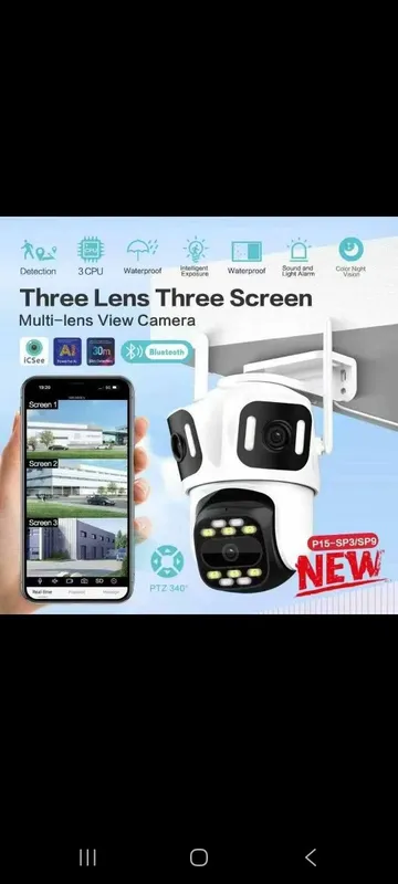 Camera wifi 3kuz 3mpx