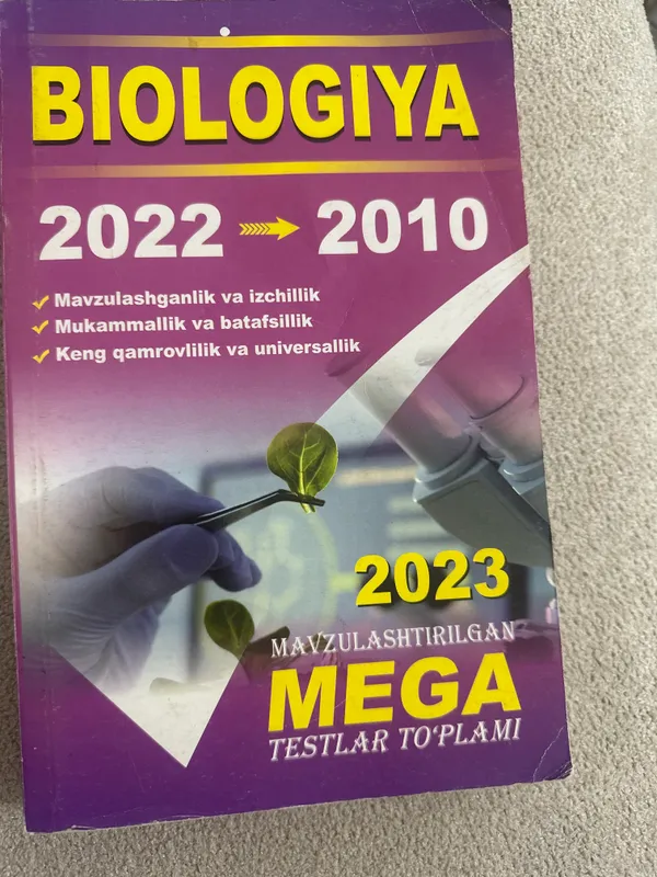Biologiya mega to’plam