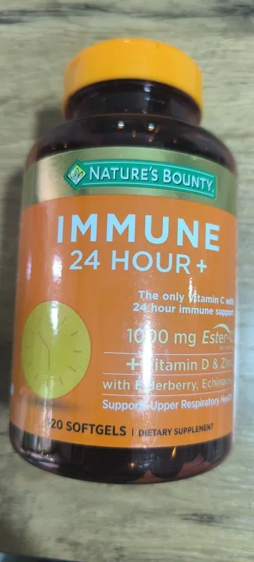 IMMUNE 24 hour+, Nature's bounty. Витамин С+ — фото 1