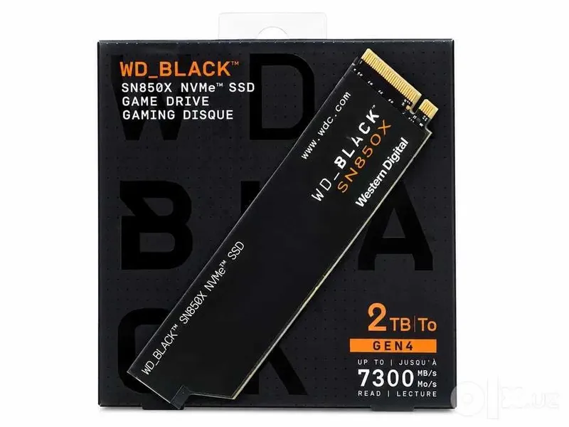 2000 ГБ M.2 NVMe накопитель WD Black SN850X 2000 ГБ M.2 NVMe накопитель WD Black SN850X