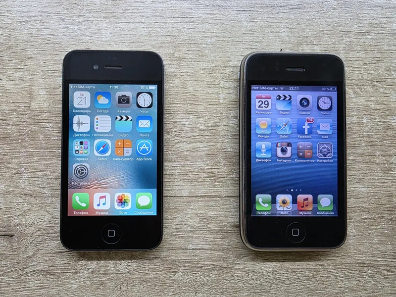 iPhone 3GS и iPhone 4S