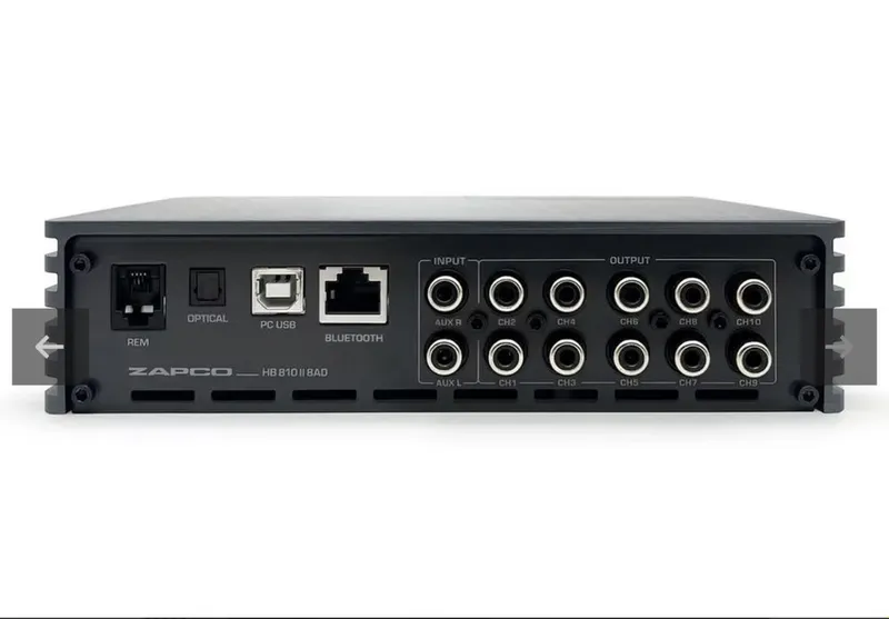 Zapco Harmony HB-810-II-8AD Процессорный 8-канальный усилитель — фото 2