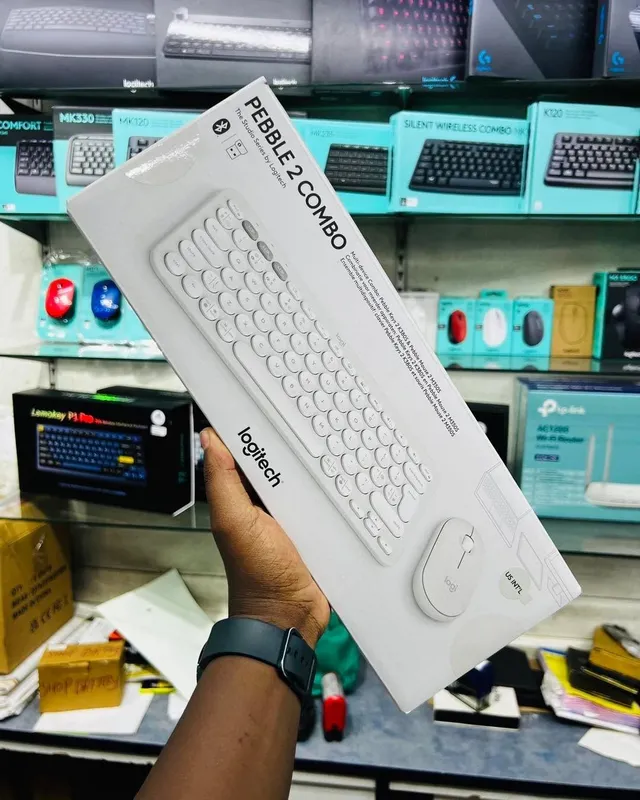 Logitech Pebble 2 Combo Беспроводная Клавиатура K380 и мышка/мышь M350 — фото 1