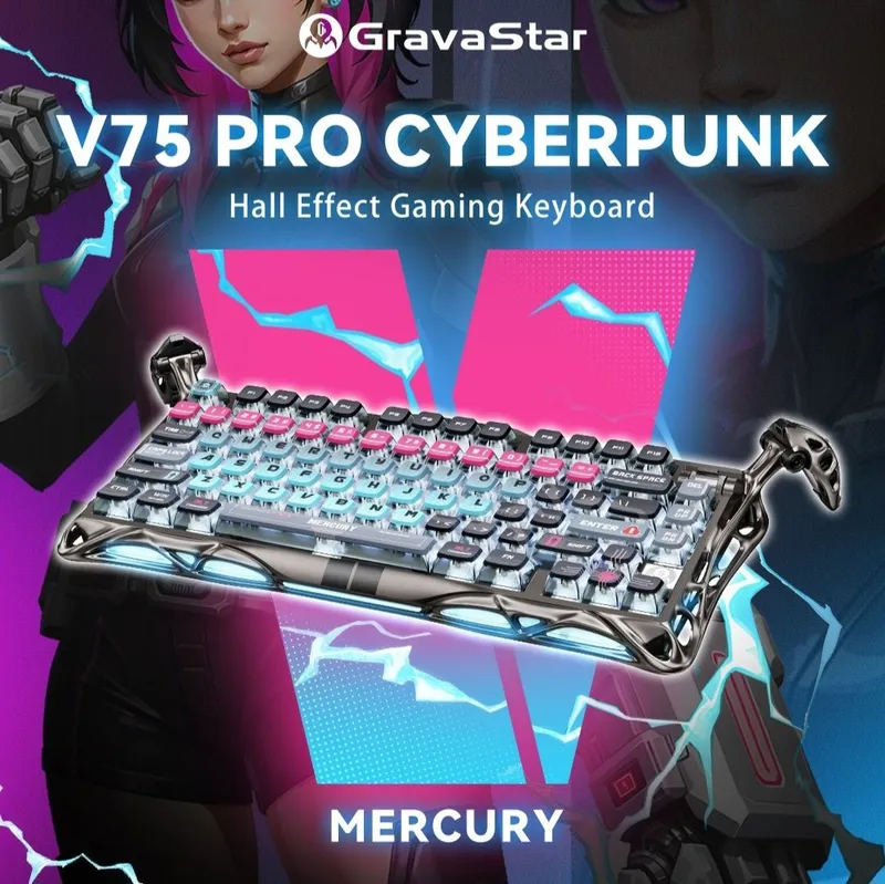 Gravastar V75 PRO Магнитная Клавиатура (1шт)