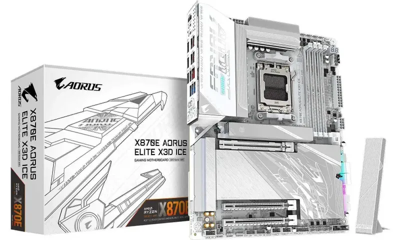 Материнская плата GIGABYTE X870E AORUS ELITE X3D ICE
